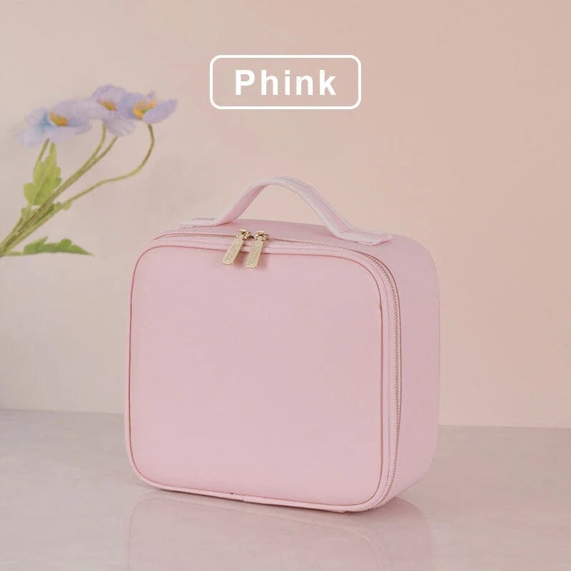Makeup Bag with LED Mirror