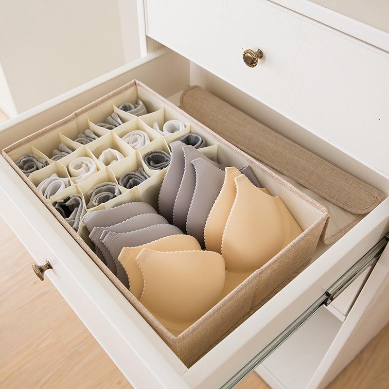 Linen Underwear Storage Box