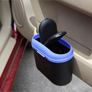 Car Trash Can with Double Lids