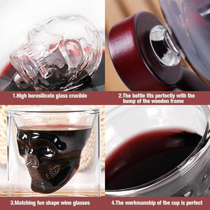 Globe Glass Wine Whiskey Decanter