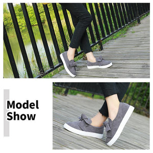 Female Summer Bow Canvas Shoes