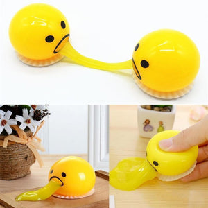 Interesting egg yolk print ball