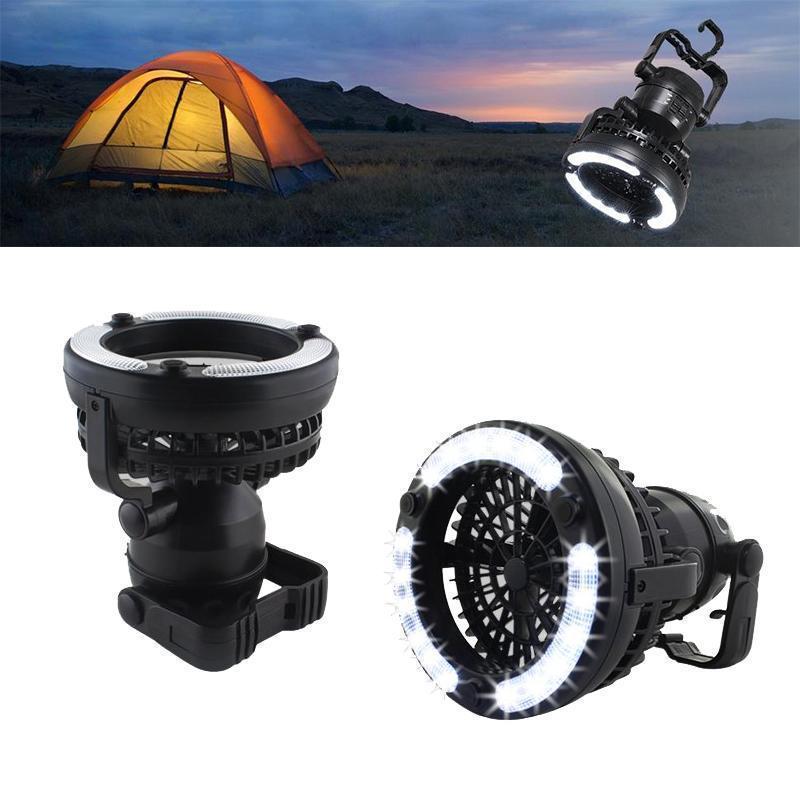 Portable Camping Lantern with Ceiling Fan