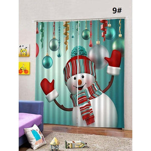 Christmas Window Curtains - 10 patterns