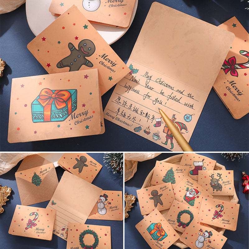 🎅Christmas Cards Retro Creative Cards Set🎁