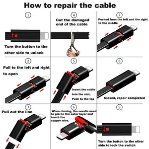 Quickly Repair Recycling Phone Charger Cable